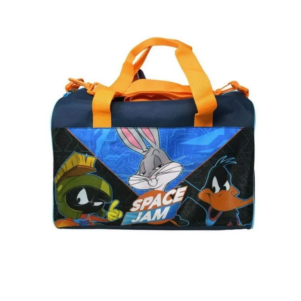 Warner Bros. Space Jam Bugs Bunny Daffy Duck Marvin the Martian duffel bag
